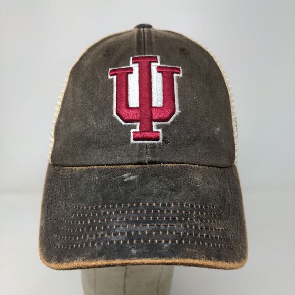 Top of the World Men's IU Indiana Hoosiers Snapback Hat Brown Tan OSFA - Picture 3 of 15